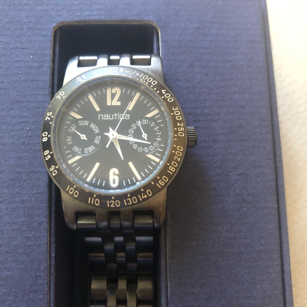 Nautica women’s watch black stainless steel
